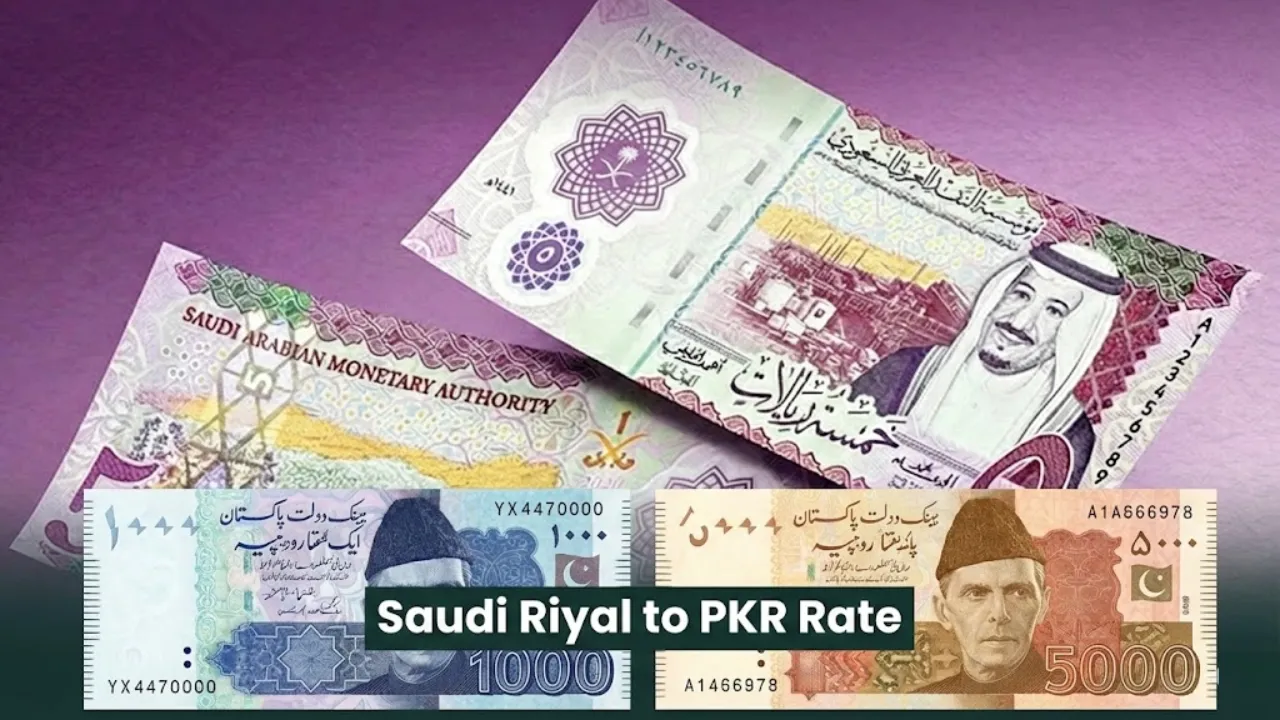 Saudi Riyal to PKR Latest Today Exchange Rate & Open Market Rates